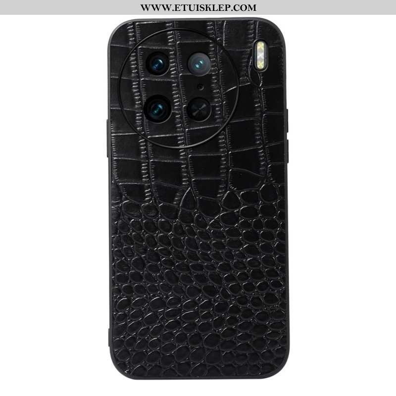 Etui do Vivo X90 Pro Oryginalna Skóra Krokodyla